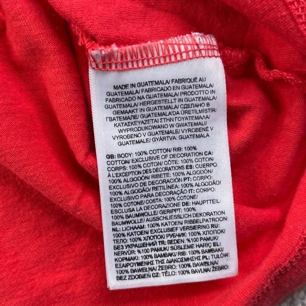 North Face Shirt Mens Medium Red Half Dome Logo Graphic‎ Tee Hiking Outdoors